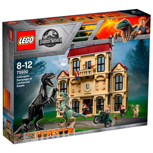 Конструктор LEGO Jurassic World Нападение Индораптора в поместье Локвуд