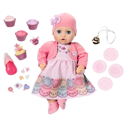 Интерактивная кукла Zapf Creation Baby Anabelle Праздничная 43 см 700-600