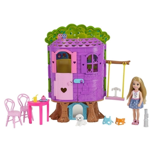 Набор Barbie Домик на дереве Челси, 15 см, FPF83