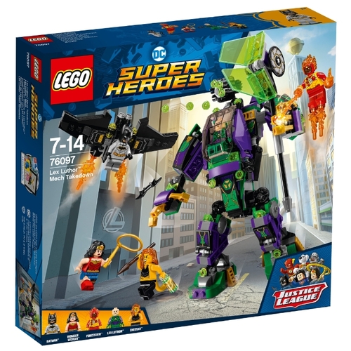 Конструктор LEGO DC Super Heroes 76097 Сражение с роботом Лекса Лютора