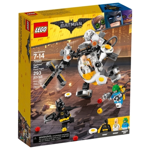 Конструктор LEGO The Batman Movie 70920 Бой с роботом Яйцеголового