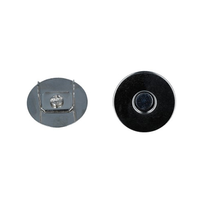 Кнопки магнитные металл MKM-02 ″BLITZ″ d 18 мм гладкие никель